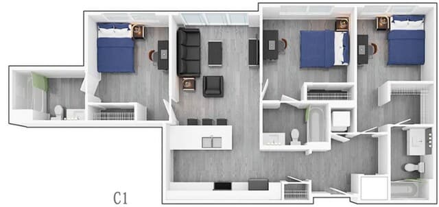 Unit Private Private floor plan