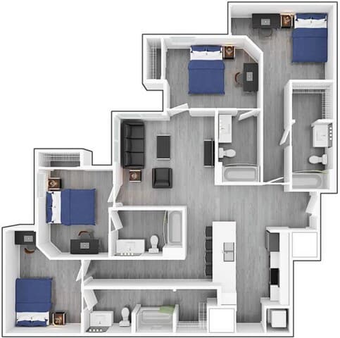 Unit Private Private floor plan