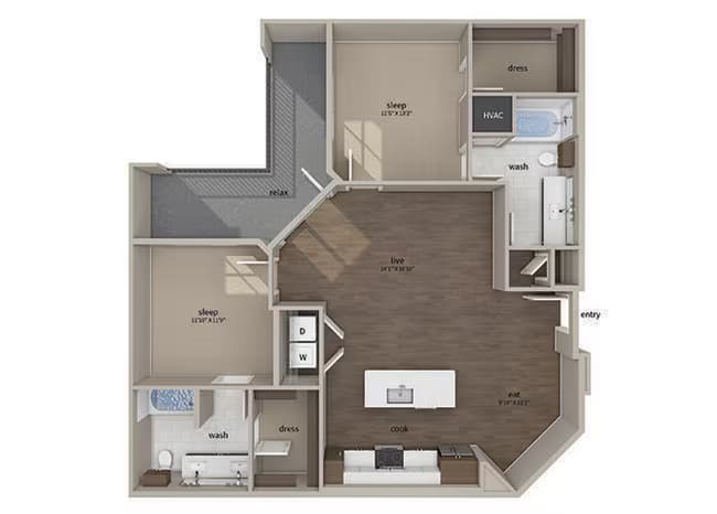 B2 4070 floor plan