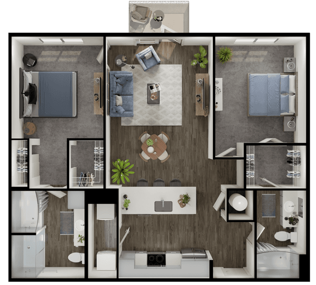 Unit 1318 1318 floor plan
