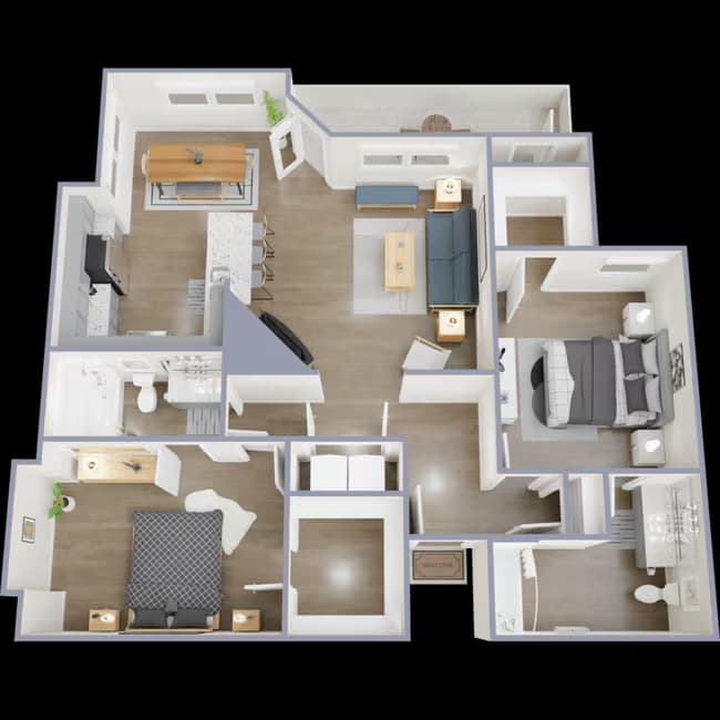 Unit 2305 5105 floor plan
