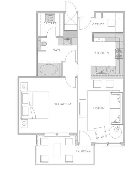 A6.2 204 floor plan