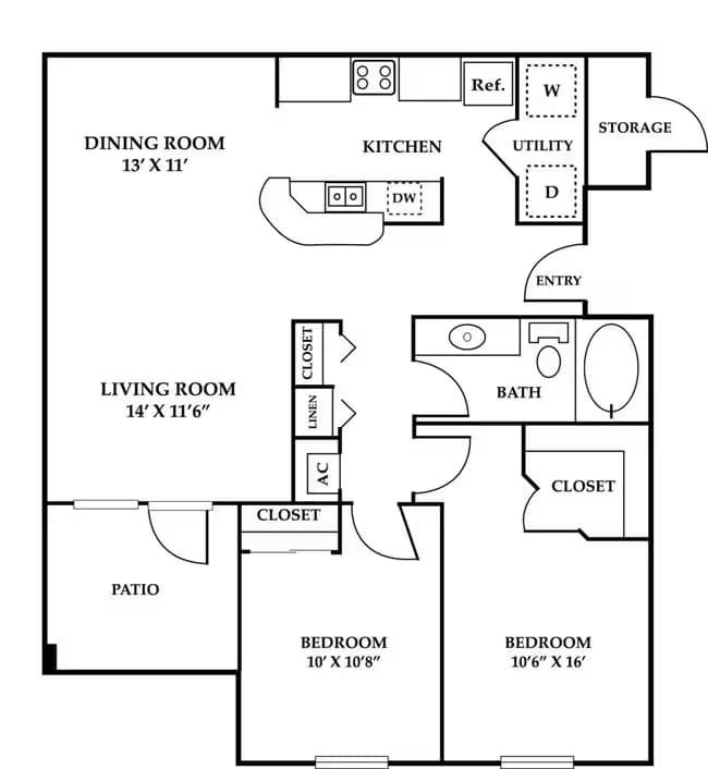 Unit 03-336 05-536 floor plan