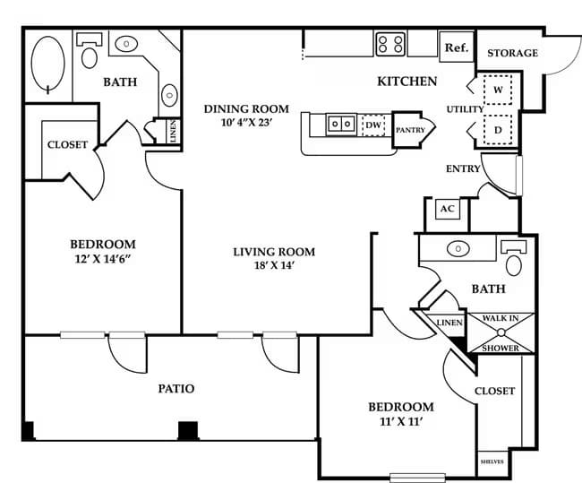 Unit 07-736 07-736 floor plan