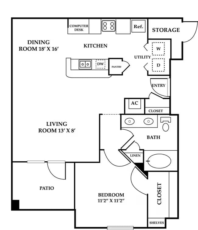Unit 02-225 02-225 floor plan