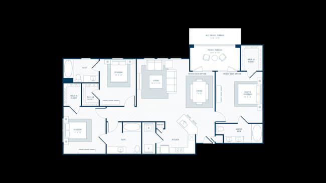 Unit 3-3304 4-4201 floor plan