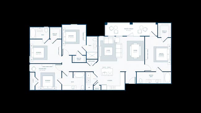 Unit 4-4405 4-4305 floor plan