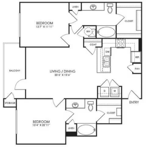 B7 12303 floor plan