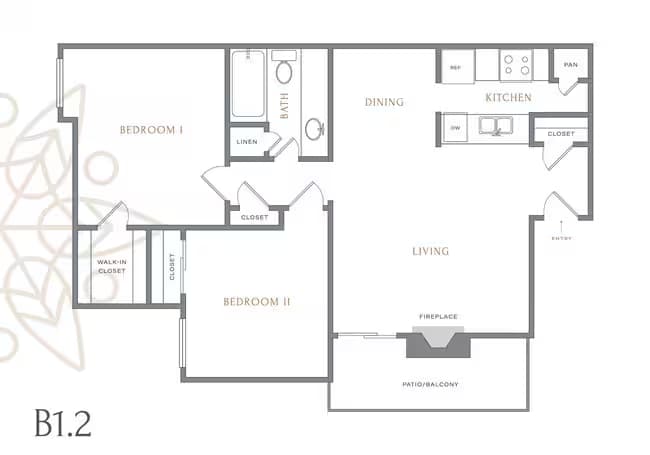 B1 Villa 1219 floor plan