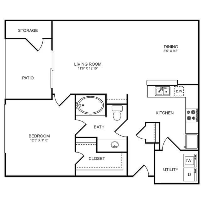 Unit 0935 0935 floor plan