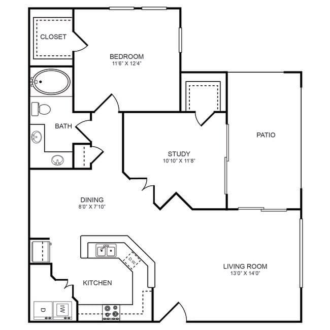 Unit 1033 1033 floor plan