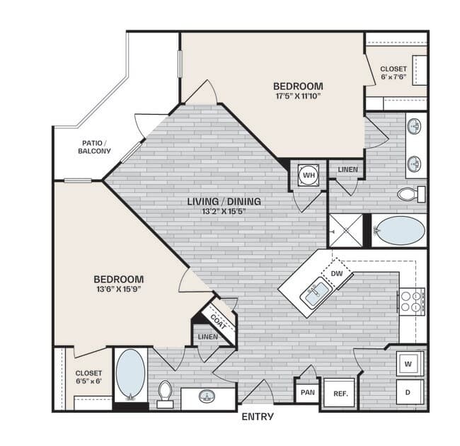 Unit 6-6204 6-6204 floor plan