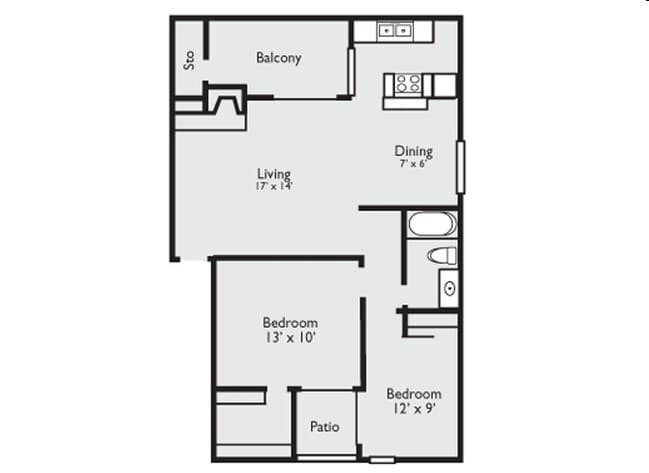 Unit 1000 1000 floor plan
