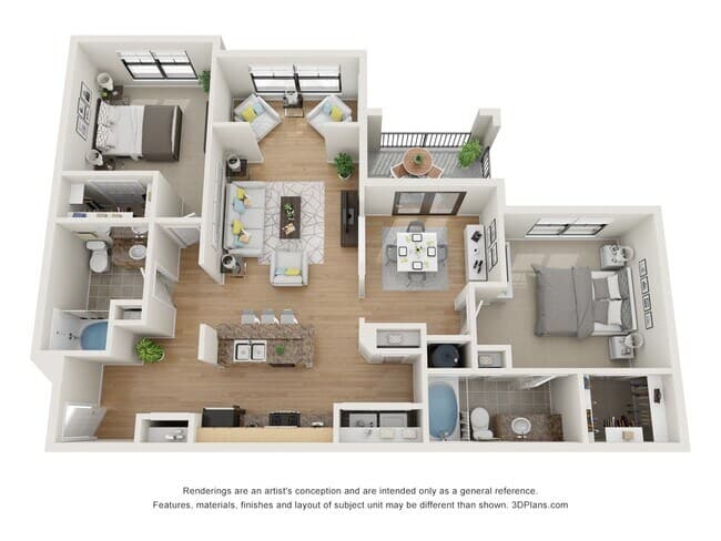 Unit 6-624 1-134 floor plan