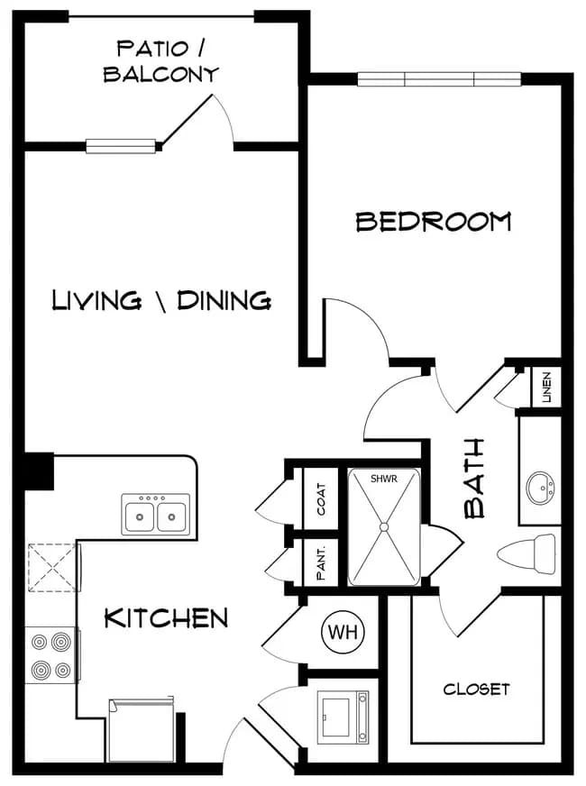 A2 1434 floor plan