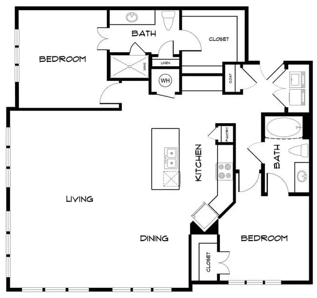 Unit 1310 1310 floor plan