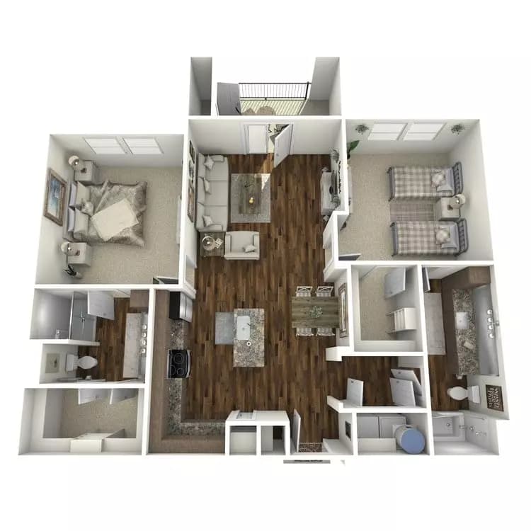 B1 4-4304 floor plan