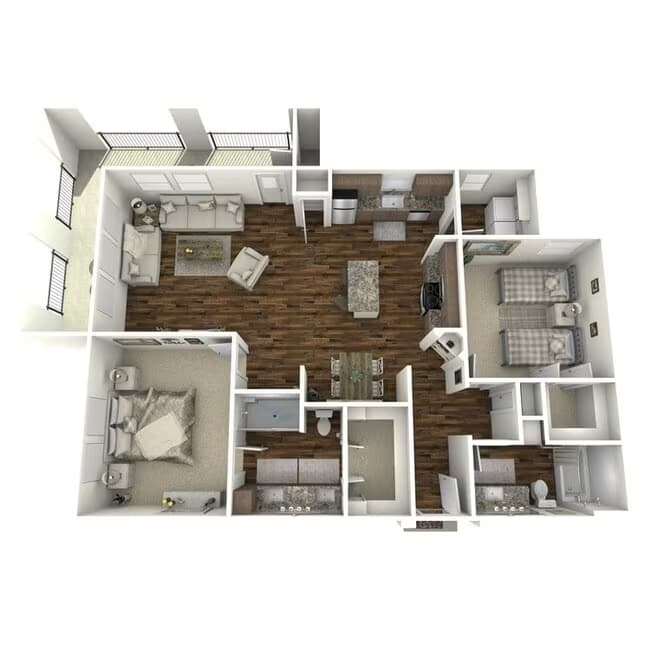 B4 3-3201 floor plan