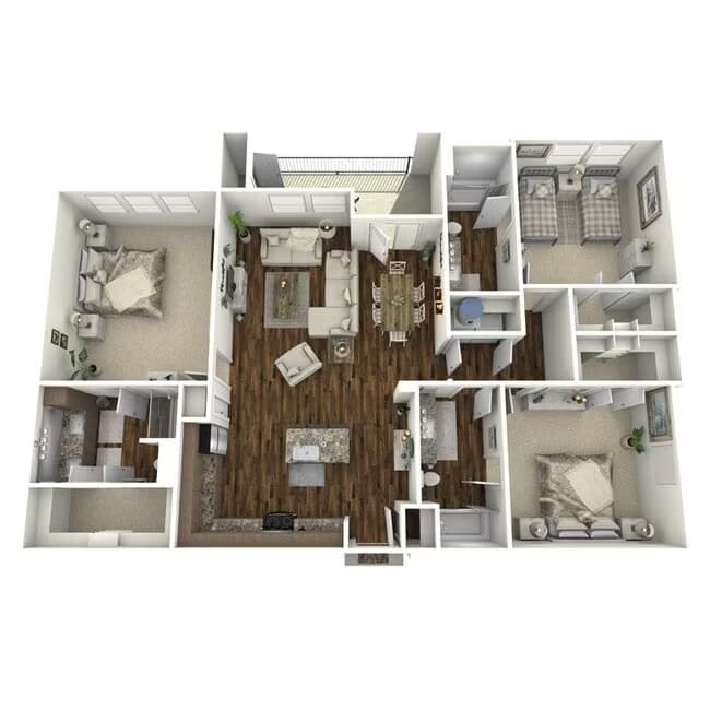 C2 1-1340 floor plan