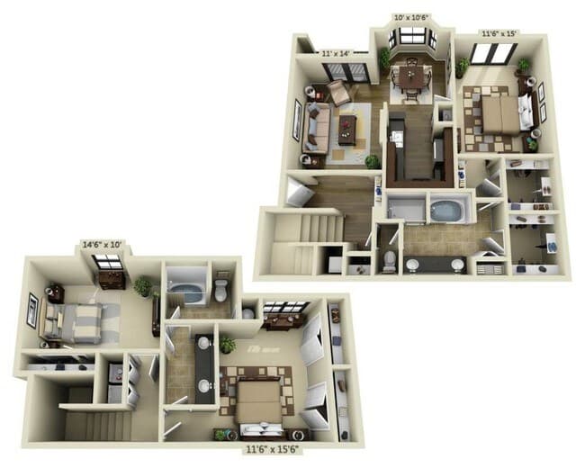 Unit 01308 01316 floor plan