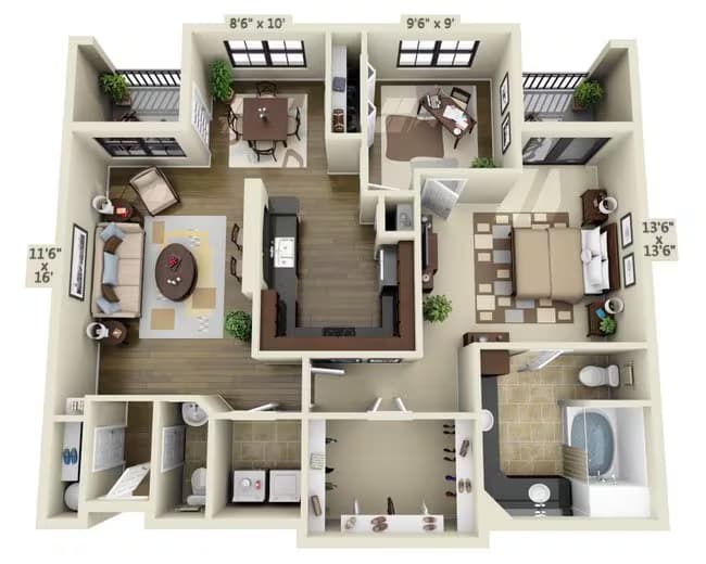 Carlisle 07205 floor plan