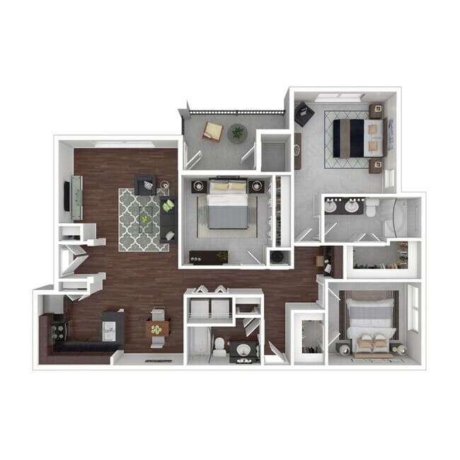 3 Beds • 2 Bath 2428 floor plan