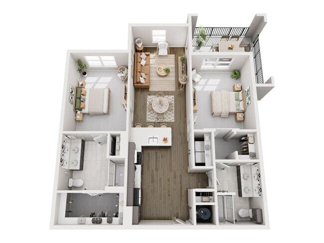 Unit 450 350 floor plan