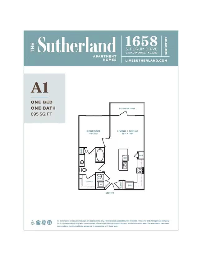 A1 1219 floor plan