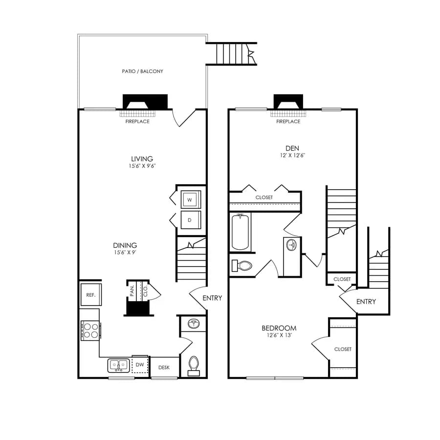 Unit 1723 1723 floor plan