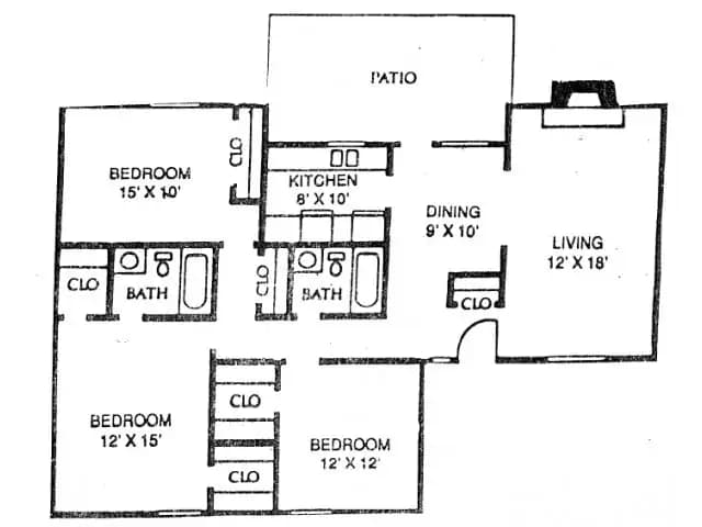 C1-Villa 150D floor plan