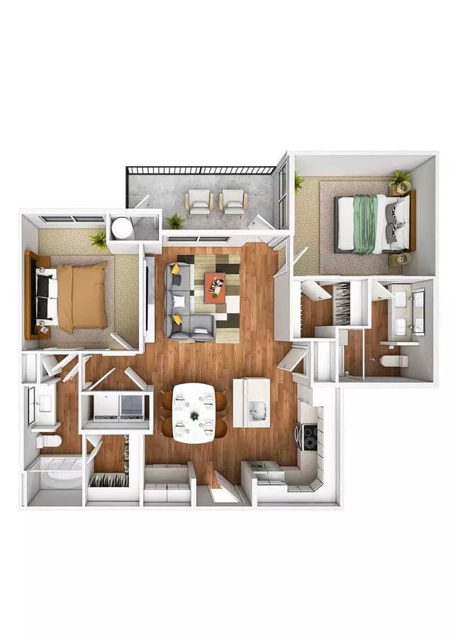 B3 1420 floor plan