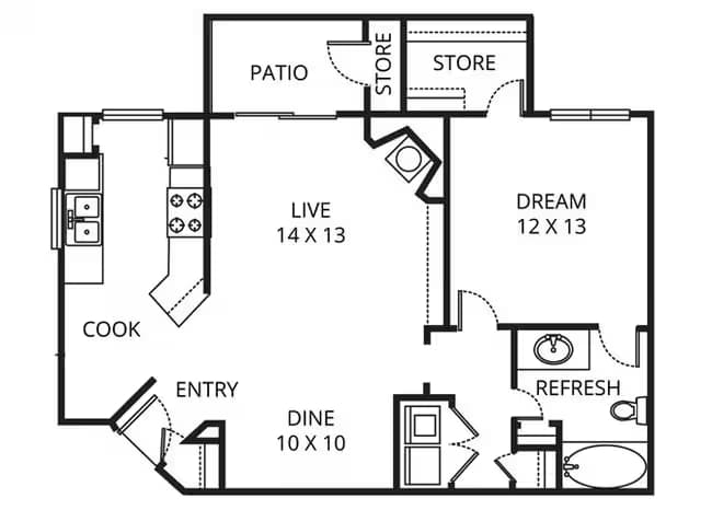 The Rembrandt 2018 floor plan