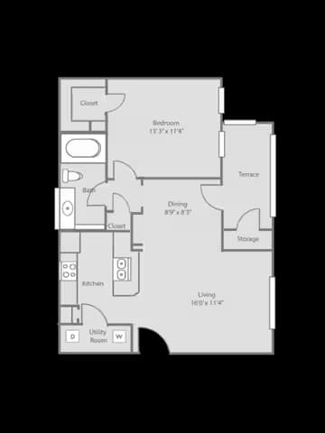 P-A1 P1040 floor plan