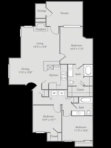 P-C1 P0910 floor plan