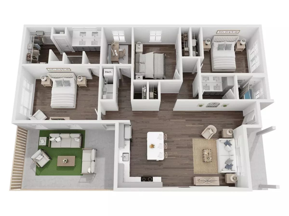 Unit 2097 2097 floor plan