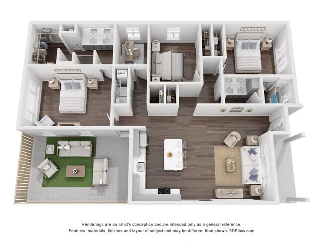 Unit 2078 2008 floor plan