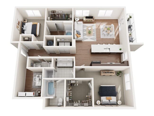 B6 414 floor plan