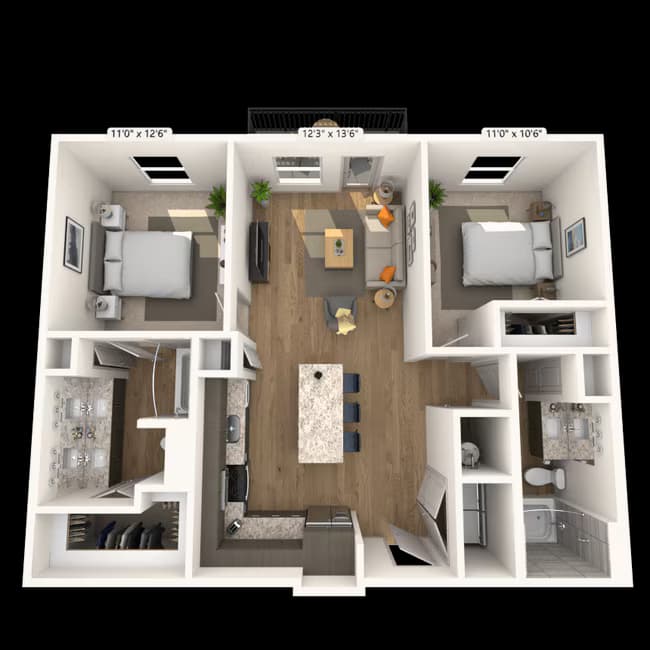 Unit 1203 1203 floor plan