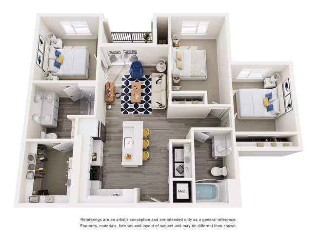 Unit 1308 1308 floor plan