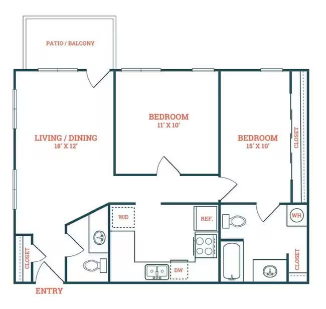 Unit 21-203 21-203 floor plan