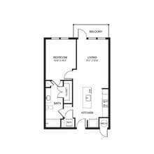 Exhibit B-1540 floor plan