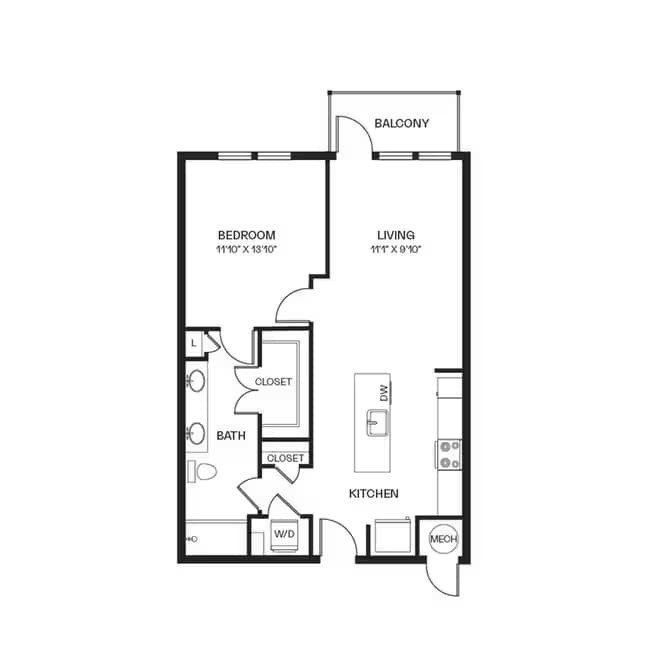 Unit A-1503 A-1564 floor plan