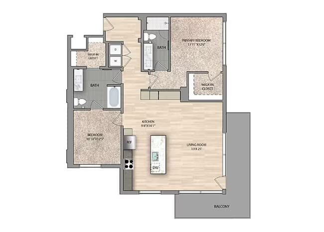 Unit 1015 1215 floor plan
