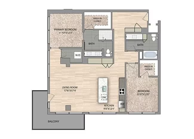 B6 1101 floor plan