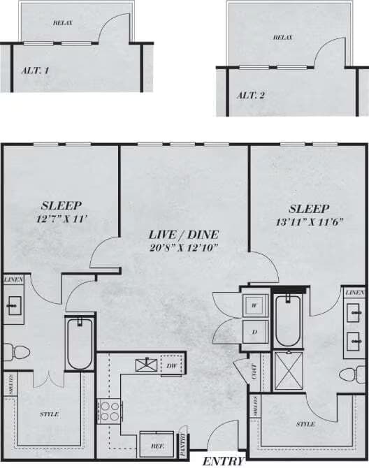 Unit 250 164 floor plan