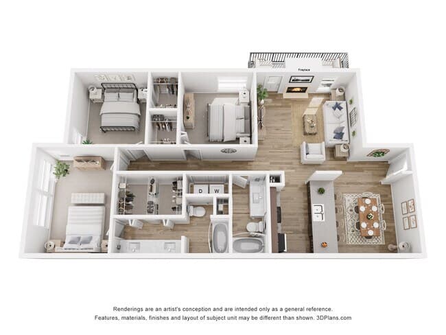 H3 B2304 floor plan