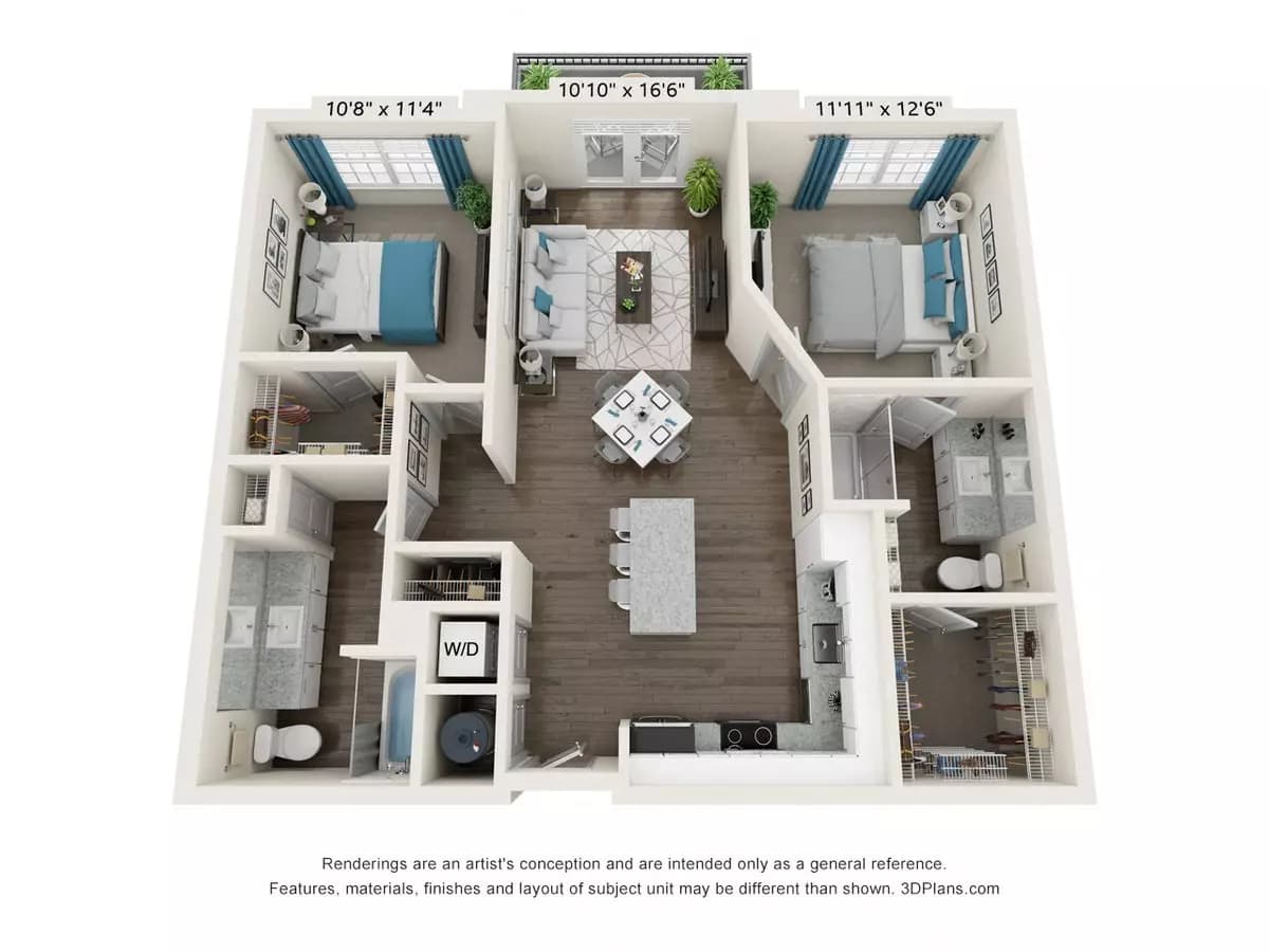 Unit 2303 2303 floor plan