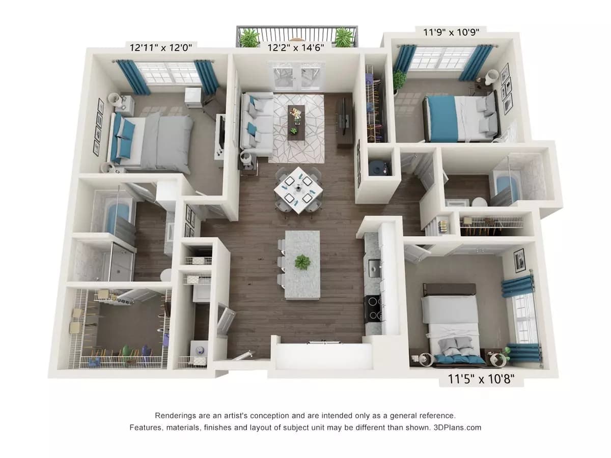 Unit 5108 5108 floor plan