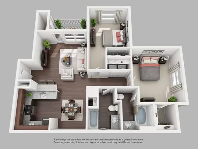 B1 418 floor plan