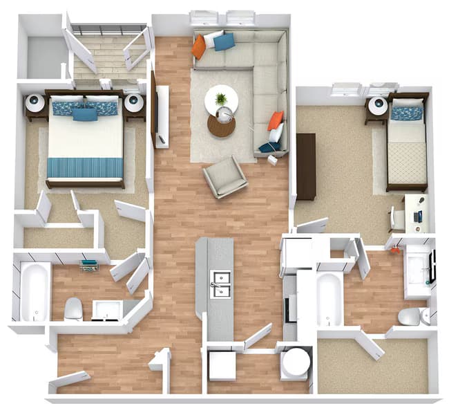 Unit 400-2302 400-1307 floor plan